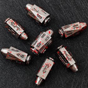 Bullet Metal Dice Suit Multi-sided (Option: Blood)