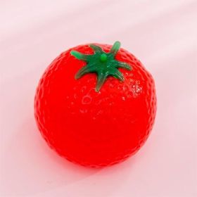 Rebound Children's Sticky Ball Vent Slow Sticky Water Ball Toy (Option: Red Strawberry 1PCs)
