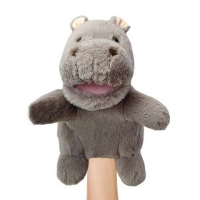 Finger Puppet Plush Toys Parent-child Interaction (Option: Hippo-25cm)