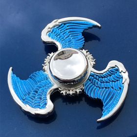 Retro Metal Alloy King Eating Chicken Fingertip Gyro (Option: Sun Yun Angel Wings)