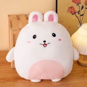 Creative Cartoon Cushion Peach Lexi Animal Cushion Dinosaur Cute Doll Plush Toys (Option: Rabbit-40cm)