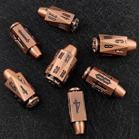 Bullet Metal Dice Suit Multi-sided (Option: Bronze)