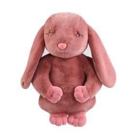 Rabbit Doll Children's Gift Children's Toy (Color: Wine Red)