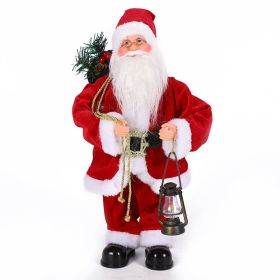 Music Electric Swing Santa Claus Decoration Toys (Option: FY201611)