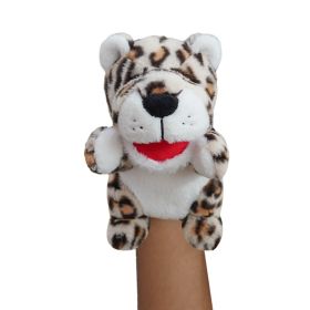 Finger Puppet Plush Toys Parent-child Interaction (Option: Leopard-25cm)