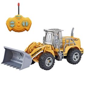 Children's Wireless Remote-control Automobile Electric Jeep Toy (Option: Bulldozer Without Battery)