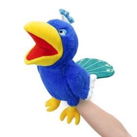 Family Mutual Toys Kyorochan Plush Hand Puppet (Option: Peacock Hand Puppet-40cm)