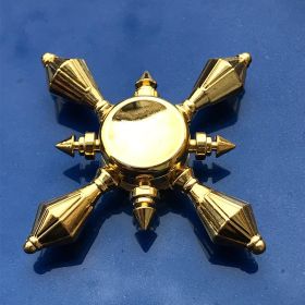 Retro Metal Alloy King Eating Chicken Fingertip Gyro (Option: Women's Honor Creation)