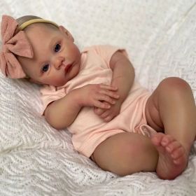 Gaocai Simulation Baby Reborn Doll Vinyl Cute (Option: 48cm Cloth Body)