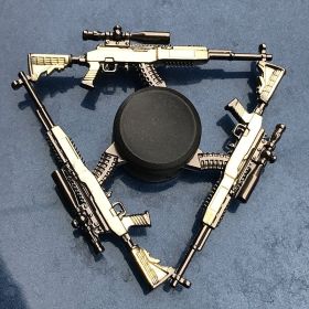Retro Metal Alloy King Eating Chicken Fingertip Gyro (Option: Chicken SKS)