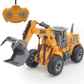 Children's Wireless Remote-control Automobile Electric Jeep Toy (Option: Grab Machine Without Battery)