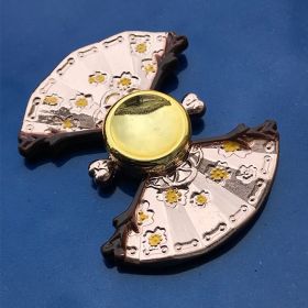 Retro Metal Alloy King Eating Chicken Fingertip Gyro (Option: Xqiao Love)