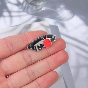 Creative Fashion Butterfly Buckle Drip Oil Brooch (Option: XZ5818)