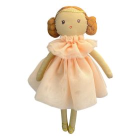 Cute Dress-up Ragdoll Girls Playing House Plush Toy (Option: Yellow Shawl Group Doll-35cm)