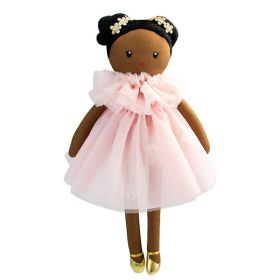Cute Dress-up Ragdoll Girls Playing House Plush Toy (Option: Pink Shawl Group Doll-35cm)