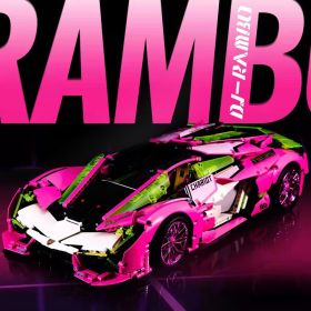 Car Model Assembling Small Particles Building Blocks Toy (Option: Lamobicini)
