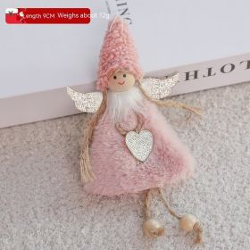 Material Ankle Bite Christmas Poison Pendant (Option: Wool Fairy Pink)