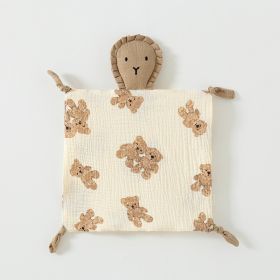 Baby Board Doll Plush Fabric Toy (Option: Dark Khaki Bear Cloth)