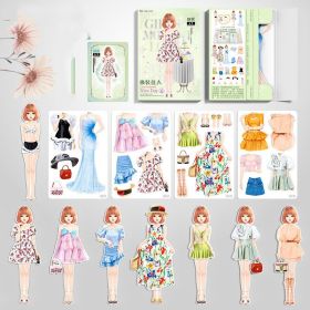 Magnetic Dressing Stickers Baby Clothing Stickers Book (Option: Hila)