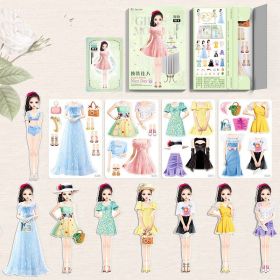 Magnetic Dressing Stickers Baby Clothing Stickers Book (Option: Wanyi)