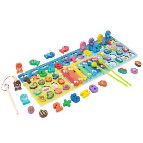 Children's Fruit Animal Cognitive Pairing Board (Option: Fruit Numbers Board)