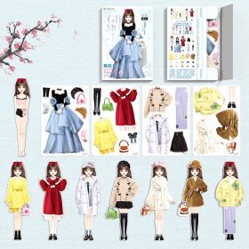 Magnetic Dressing Stickers Baby Clothing Stickers Book (Option: Ruotong)