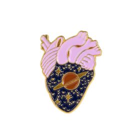 Cartoon Creative Alloy Heart Series Brooch (Option: XZ2199)