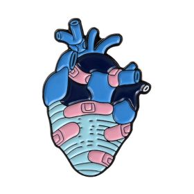 Cartoon Creative Alloy Heart Series Brooch (Option: XZ2190)