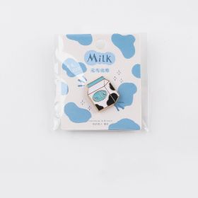 Letter Lover Brooch Sweetheart Cute Pet (Option: Vitality drink milk)