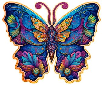 Three-dimensional Irregular Shaped Animal Wooden Puzzle (Option: S Plastic Box J3106)