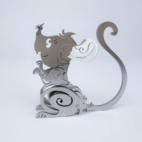 3D Metal Puzzle Model Decoration Toy (Option: Zodiac rat)
