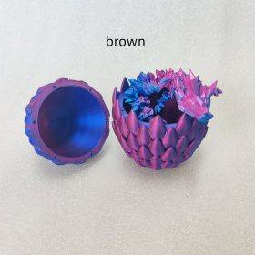 3D Printing Movable Joint Creative Ornaments (Color: Brown)