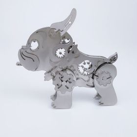 3D Metal Puzzle Model Decoration Toy (Option: Bulldog)