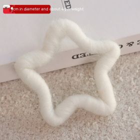 Material Ankle Bite Christmas Poison Pendant (Option: Wool Rounded Five Pointed Star)