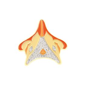 Game Medallion Jewelry Silk Scarf Buckle (Option: XZ5403)