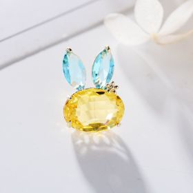 Women's Anti-light Buckle Ins Fashion Accessories Corsage (Color: Yellow)
