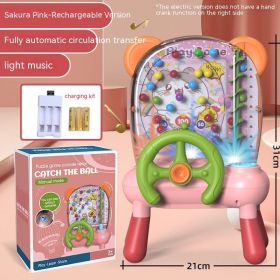 Children's Bean Machine Board Game Toy Parent-child Interaction (Option: Color 9)