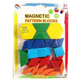 Children's Early Education Educational Stationery Magnetic Letters And Numbers (Option: Geometry)