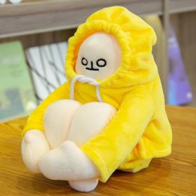 Injured Pillow Banana Man Doll (Option: Yellow Body-65cm)