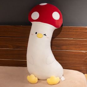 Cartoon Vegetable Transformation Chicken Pillow Plush Toy (Option: Red Mushroom-120cm)