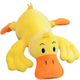 Soft Cute Lying-style Big Yellow Duck Plush Toy (Option: Yellow-75cm)