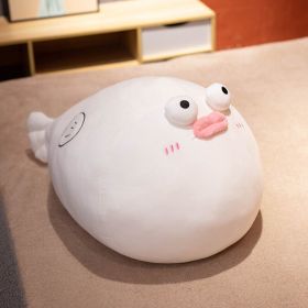 Home Fashion Personalized Puffer Pillow (Option: White-70cm)